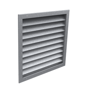 Grille de rejet extérieur circulaire fonte aluminium, D de